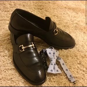 Salvatore Ferragamo Black Loafers Size 10D